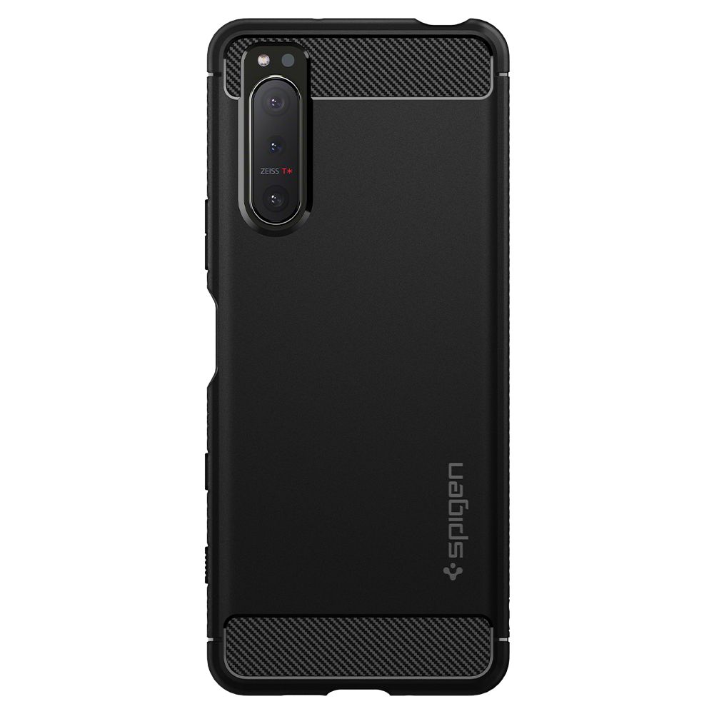 Pokrowiec pancerny Spigen Rugged Armor czarny Sony Xperia 5 II / 2
