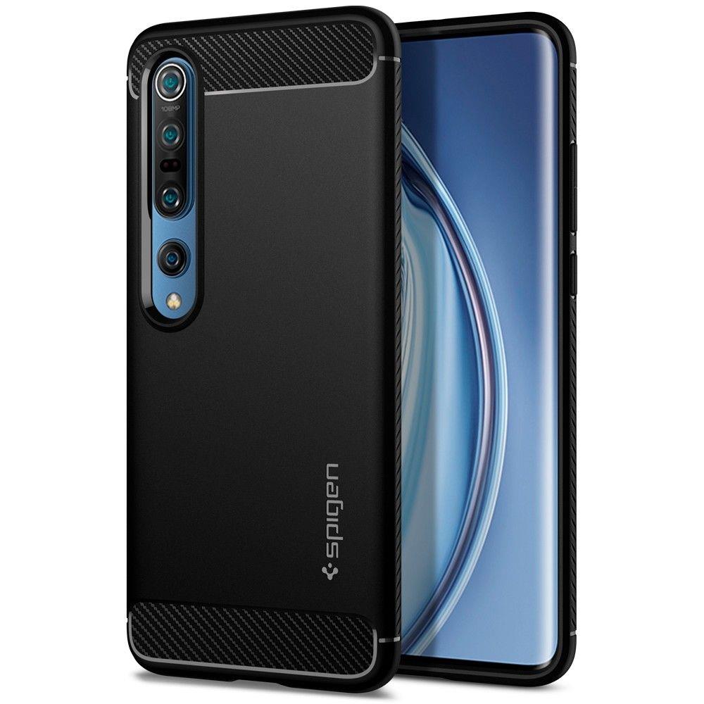 Pokrowiec Spigen Rugged Armor czarny Xiaomi Mi 10
