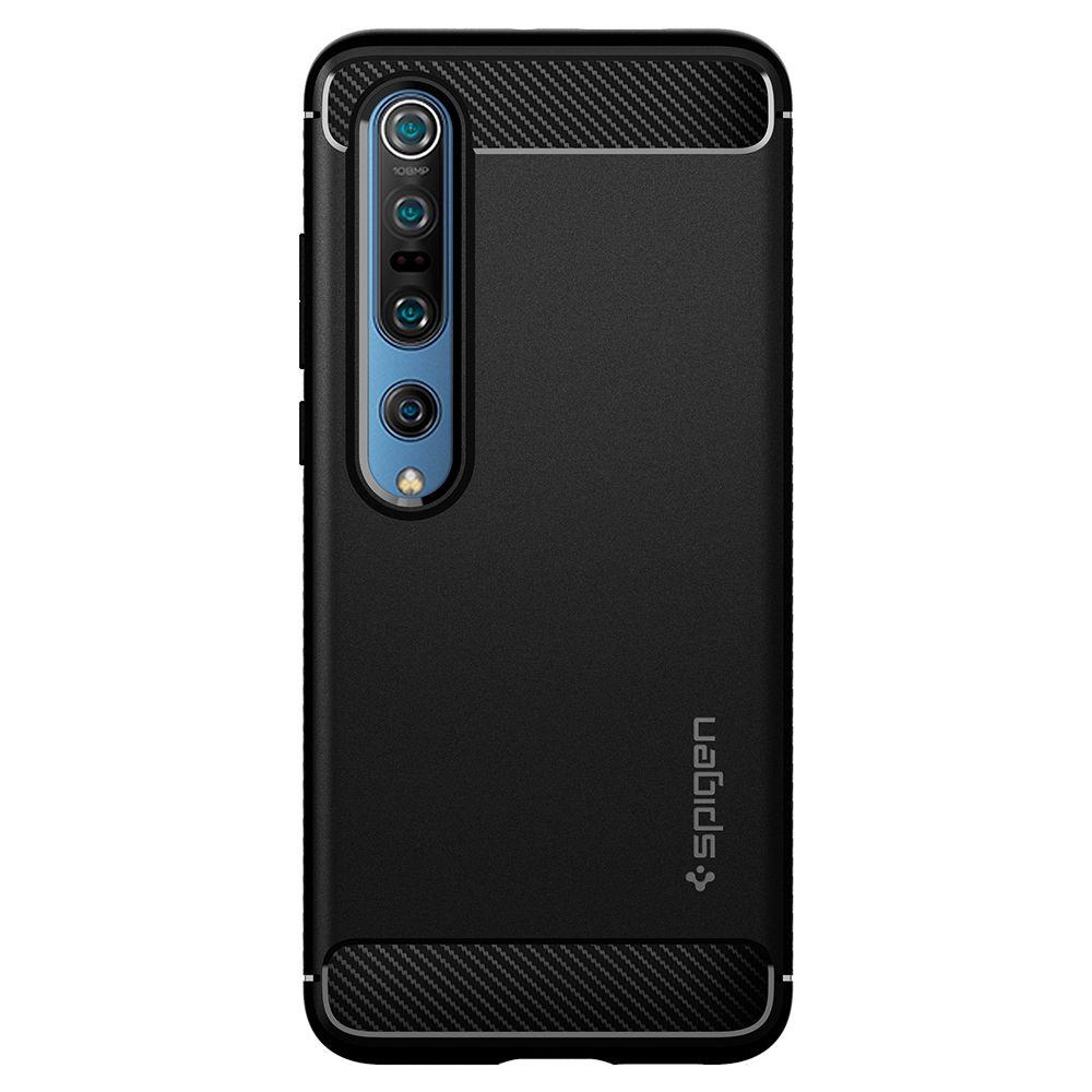 Pokrowiec Spigen Rugged Armor czarny Xiaomi Mi 10 / 3