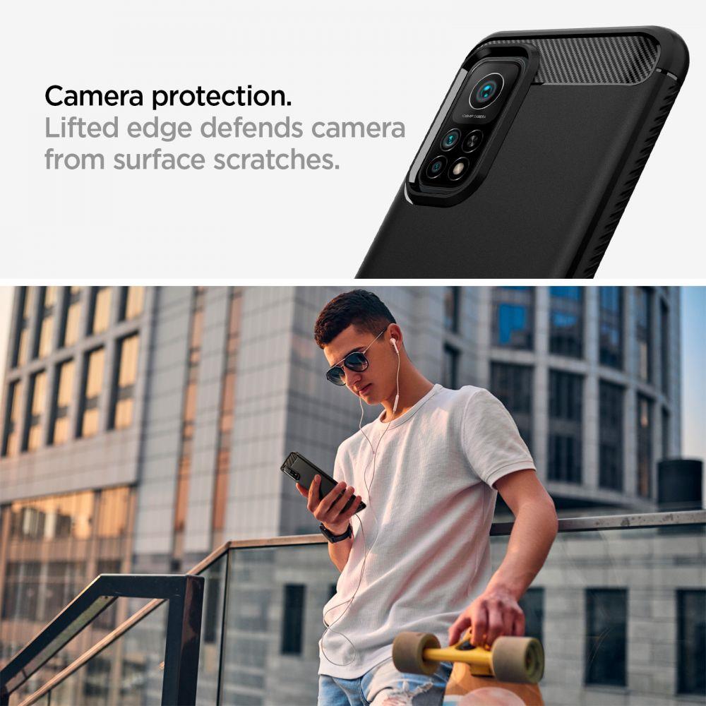Pokrowiec Spigen Rugged Armor czarny Xiaomi Mi 10T / 5
