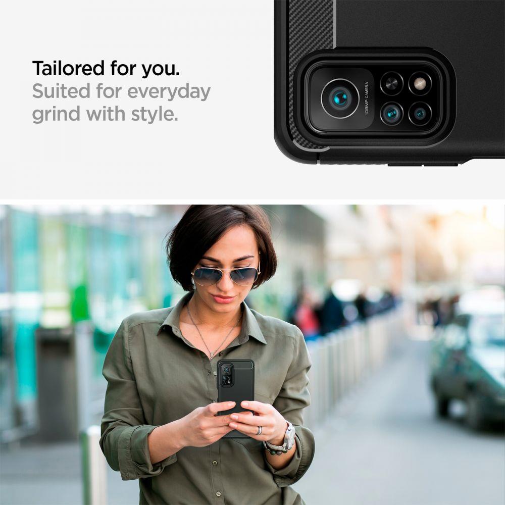 Pokrowiec Spigen Rugged Armor czarny Xiaomi Mi 10T Pro / 6