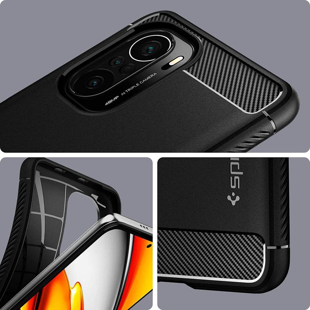 Pokrowiec Spigen Rugged Armor czarny Xiaomi Mi 11i / 2