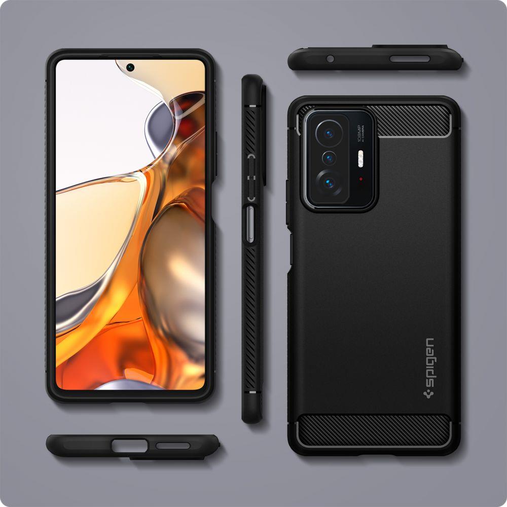Pokrowiec Spigen Rugged Armor czarny Xiaomi Mi 11T / 2