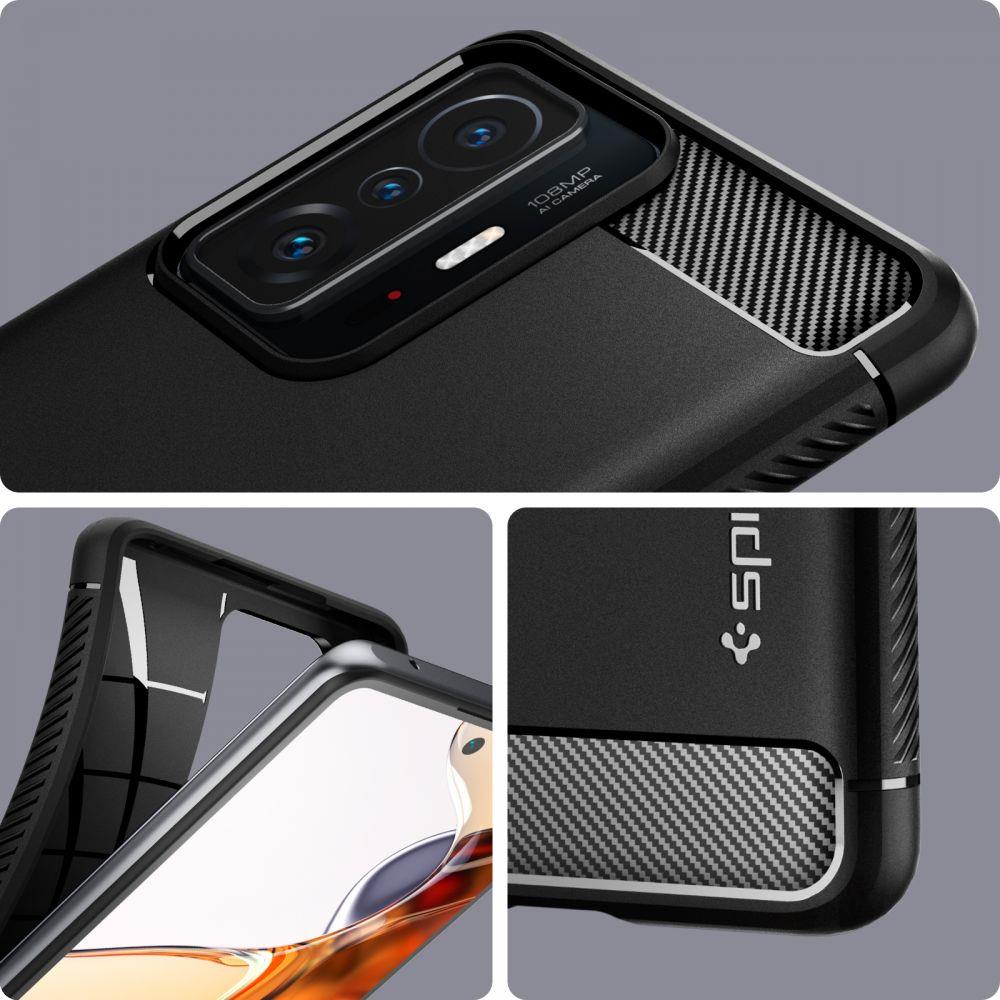 Pokrowiec Spigen Rugged Armor czarny Xiaomi Mi 11T / 3