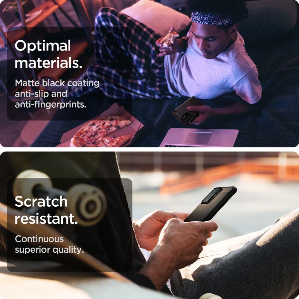 Pokrowiec Spigen Rugged Armor czarny Xiaomi Mi 11T Pro / 7