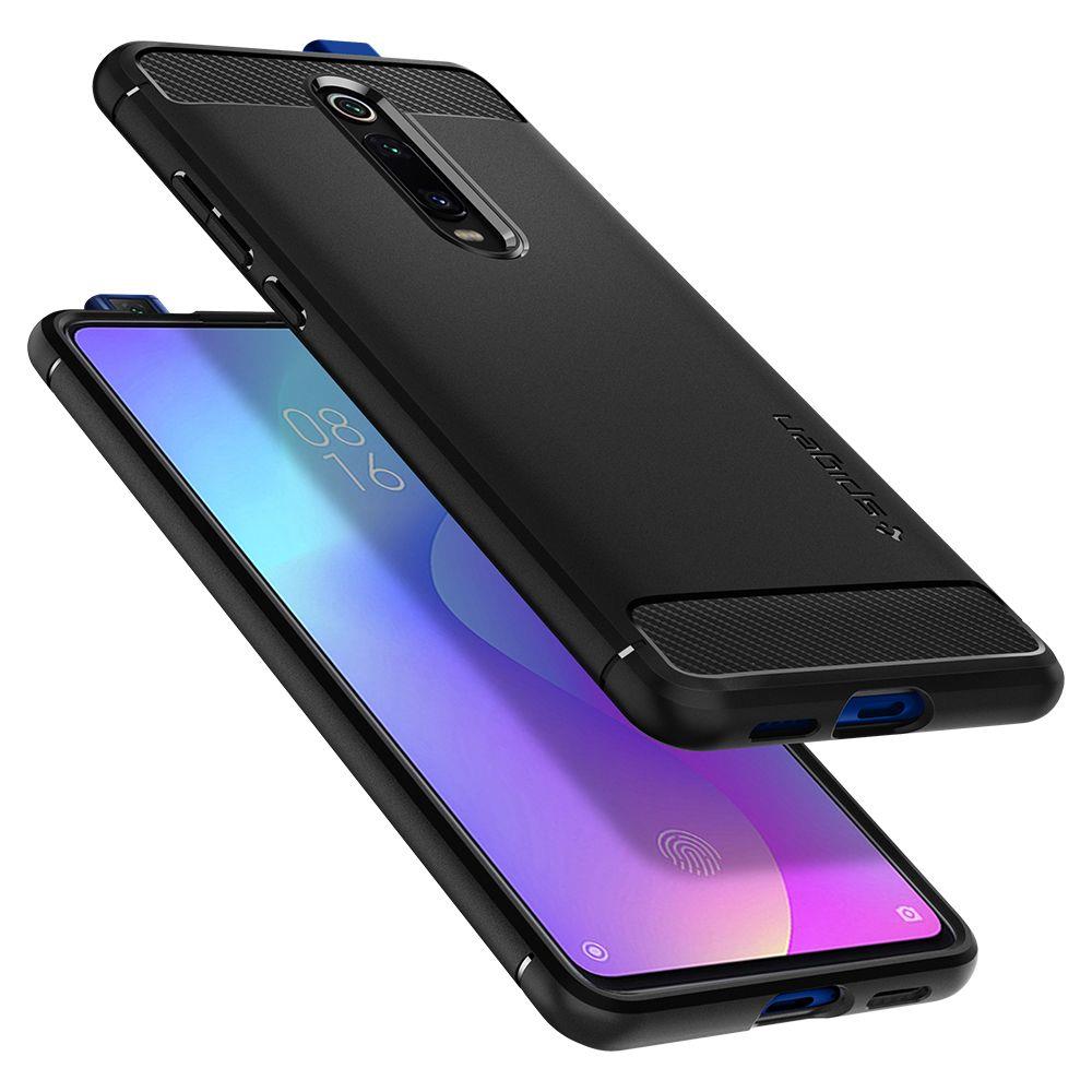 Pokrowiec Spigen Rugged Armor czarny Xiaomi Mi 9T / 5