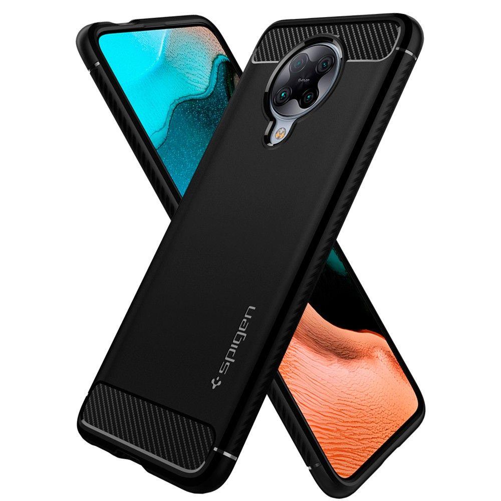 Pokrowiec Spigen Rugged Armor czarny Xiaomi Redmi K30 Pro / 2