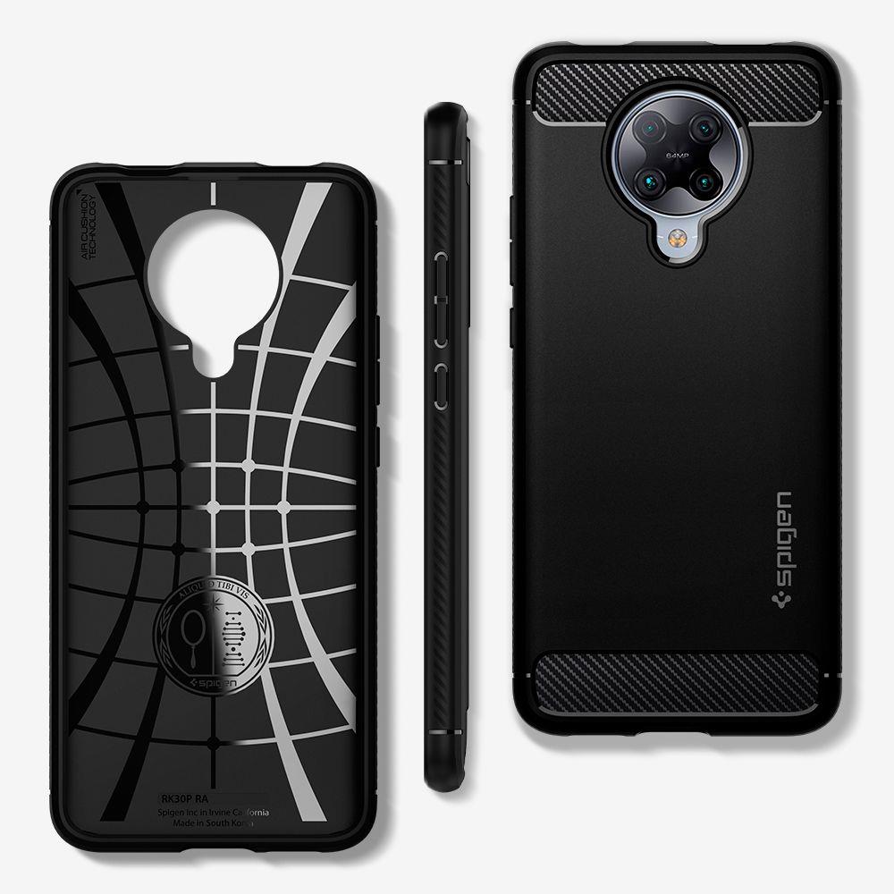 Pokrowiec Spigen Rugged Armor czarny Xiaomi Redmi K30 Pro / 3