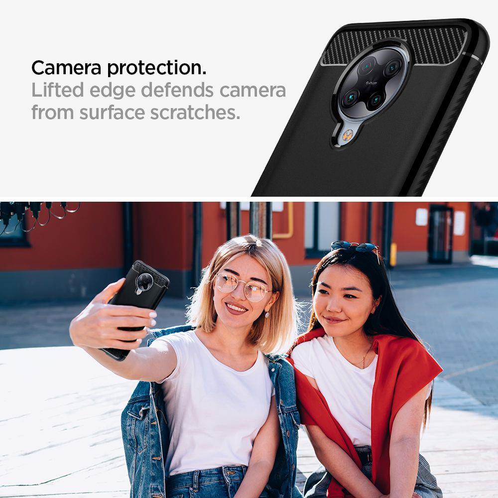 Pokrowiec Spigen Rugged Armor czarny Xiaomi Redmi K30 Pro / 7