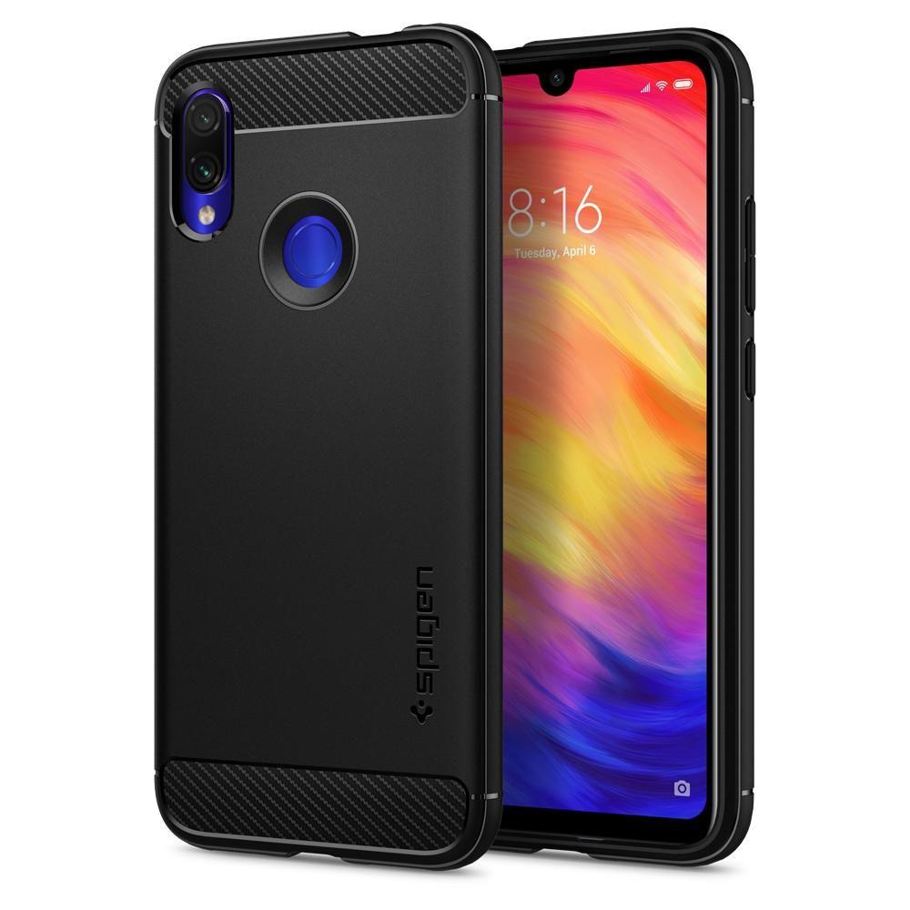 Pokrowiec Spigen Rugged Armor czarny Xiaomi Redmi Note 7