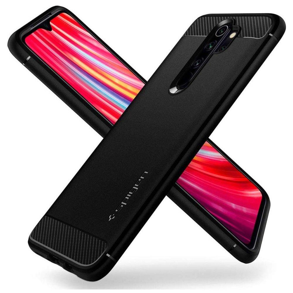 Pokrowiec Spigen Rugged Armor czarny Xiaomi Redmi Note 8 Pro / 5