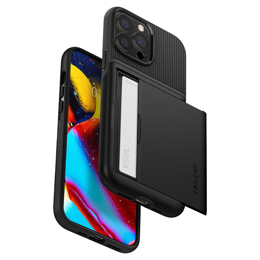 Pokrowiec Spigen Slim Armor CS czarny Apple iPhone 13 Pro / 8