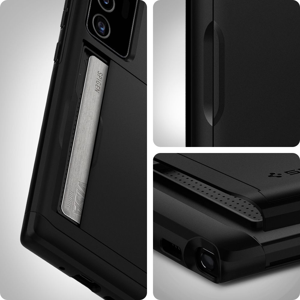 Pokrowiec Spigen Slim Armor CS czarny Samsung Galaxy Note 20 Ultra / 11