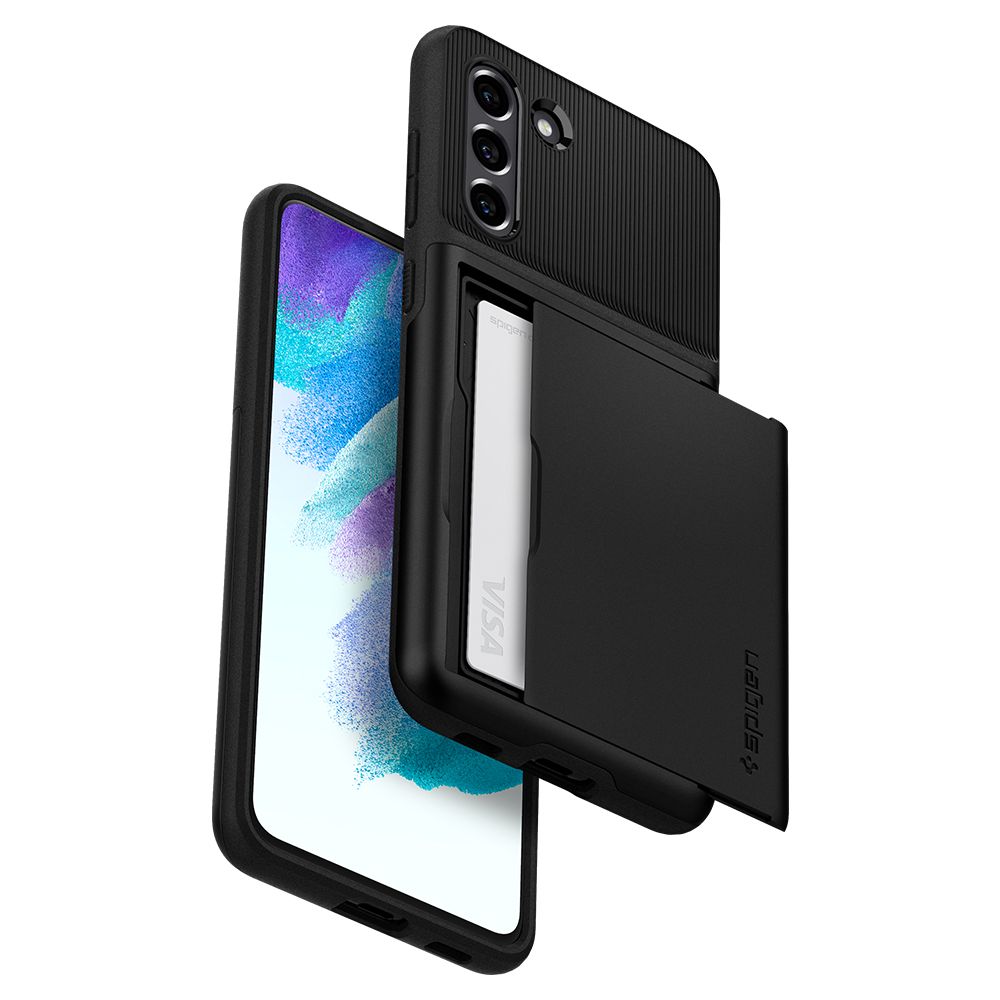 Pokrowiec Spigen Slim Armor CS czarny Samsung Galaxy S21 FE 5G / 6