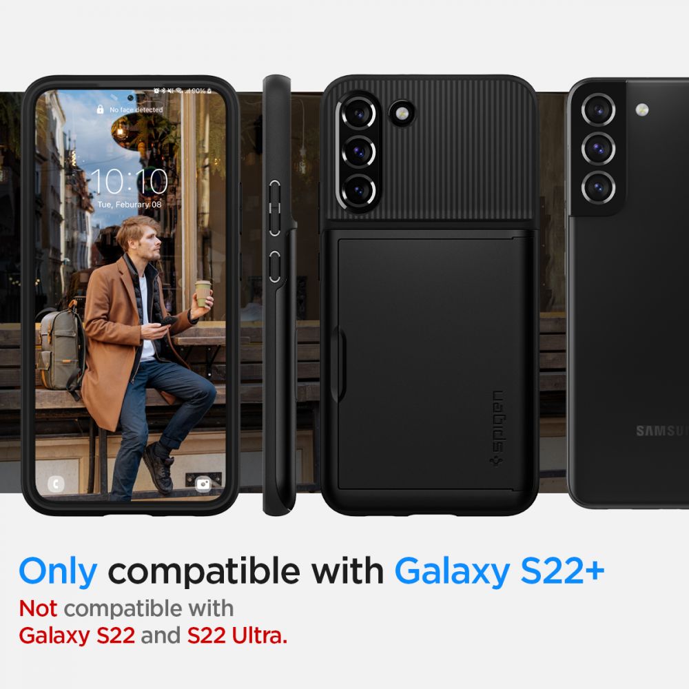 Pokrowiec Spigen Slim Armor CS czarny Samsung Galaxy S22 Plus / 11