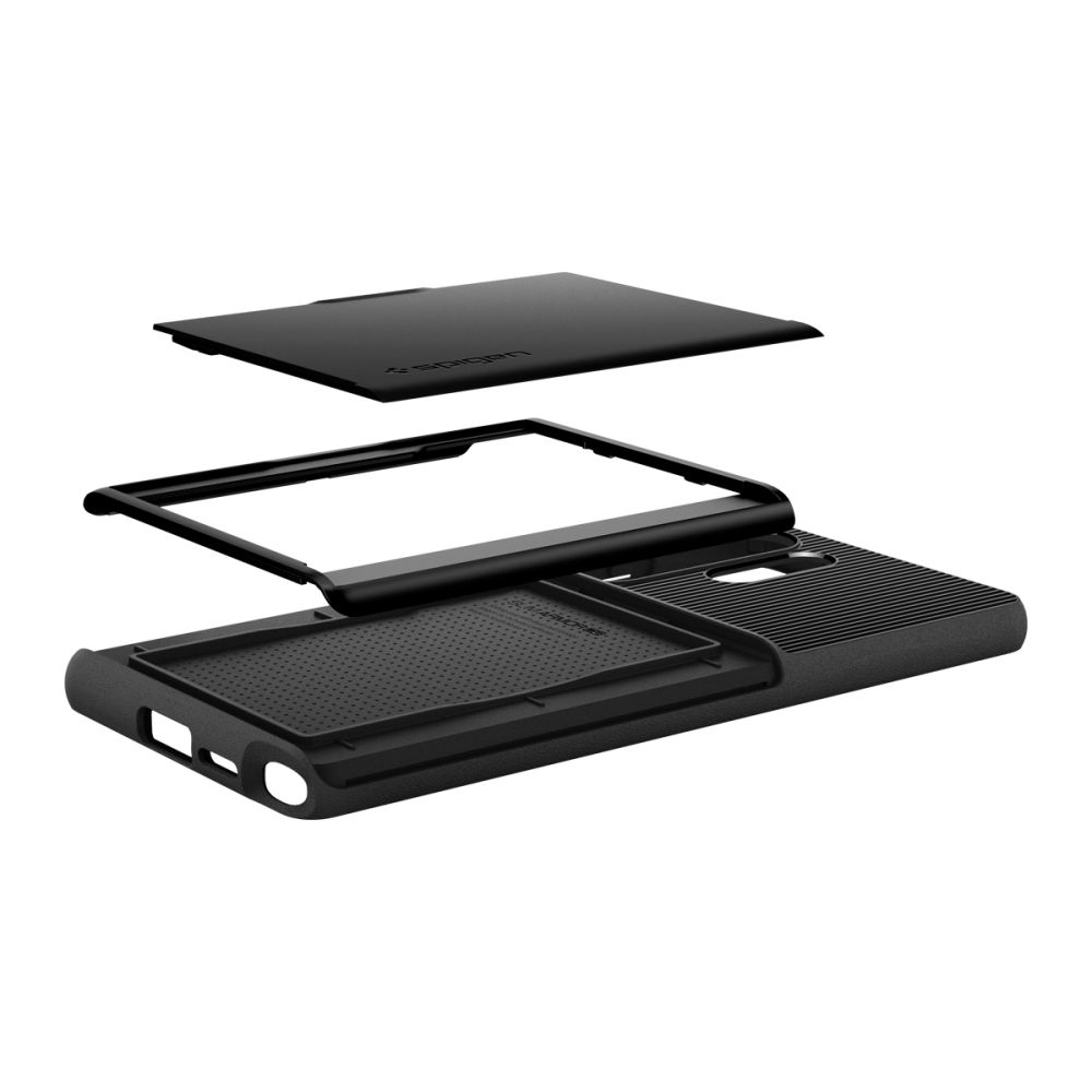 Pokrowiec Spigen Slim Armor CS czarny Samsung Galaxy S25 Ultra / 9