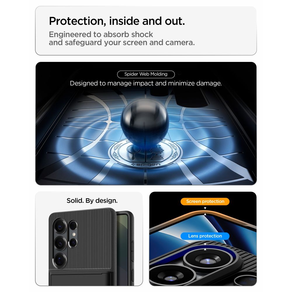 Pokrowiec Spigen Slim Armor CS czarny Samsung Galaxy S26 Ultra / 10