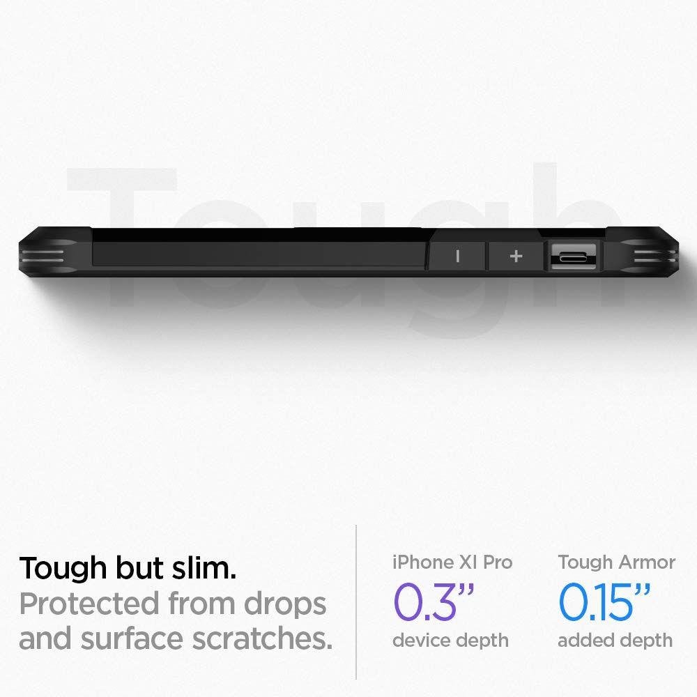 Pokrowiec Spigen Tough Armor czarny Apple iPhone 11 Pro / 5