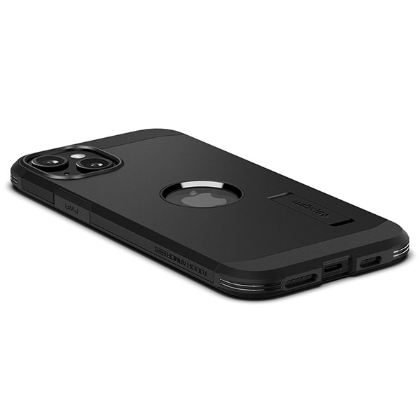 Pokrowiec Spigen Tough Armor czarny Apple iPhone 15 Plus / 10 Pokrowiec Spigen Tough Armor czarny Apple iPhone 15 Plus / 10
