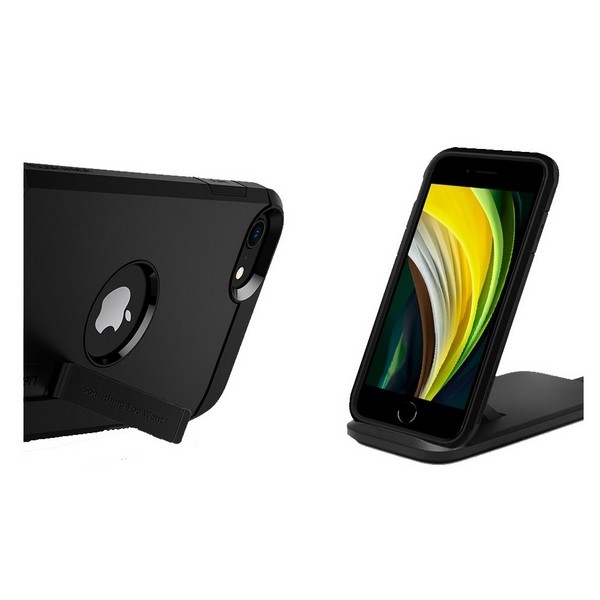 Pokrowiec Spigen Tough Armor czarny Apple iPhone SE 2020 / 4 Pokrowiec Spigen Tough Armor czarny Apple iPhone SE 2020 / 4