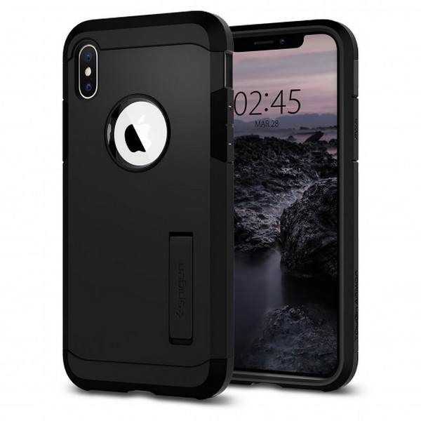 Pokrowiec Spigen Tough Armor czarny Apple iPhone XS