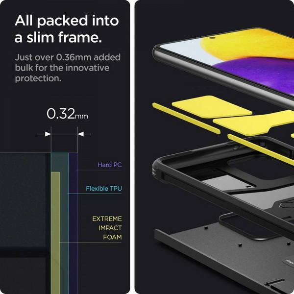 Pokrowiec Spigen Tough Armor czarny Samsung A72 / 4