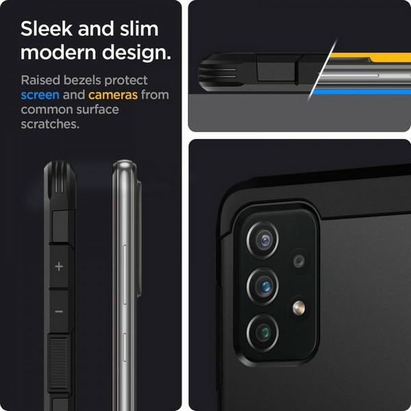 Pokrowiec Spigen Tough Armor czarny Samsung A72 / 7