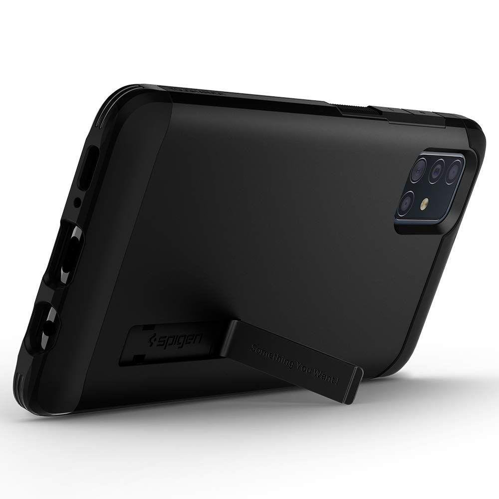 Pokrowiec Spigen Tough Armor czarny Samsung Galaxy A51 / 7 Pokrowiec Spigen Tough Armor czarny Samsung Galaxy A51 / 7