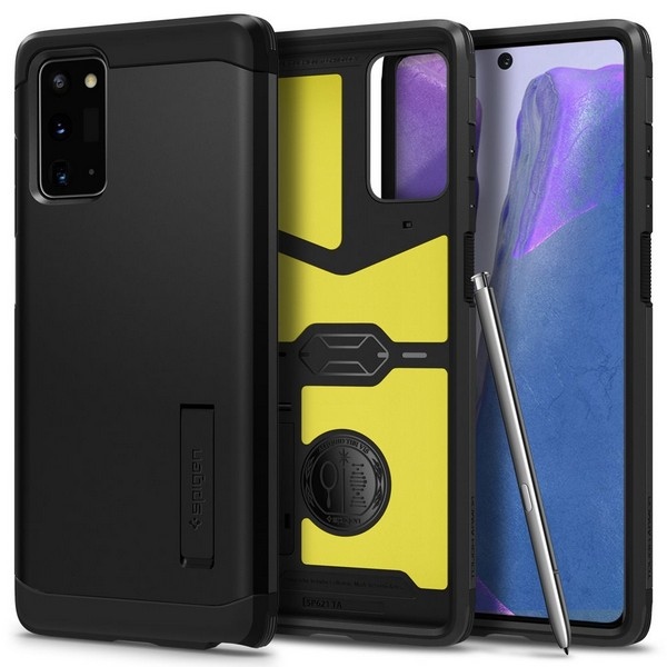 Pokrowiec Spigen Tough Armor czarny Samsung Galaxy Note 20 Pokrowiec Spigen Tough Armor czarny Samsung Galaxy Note 20