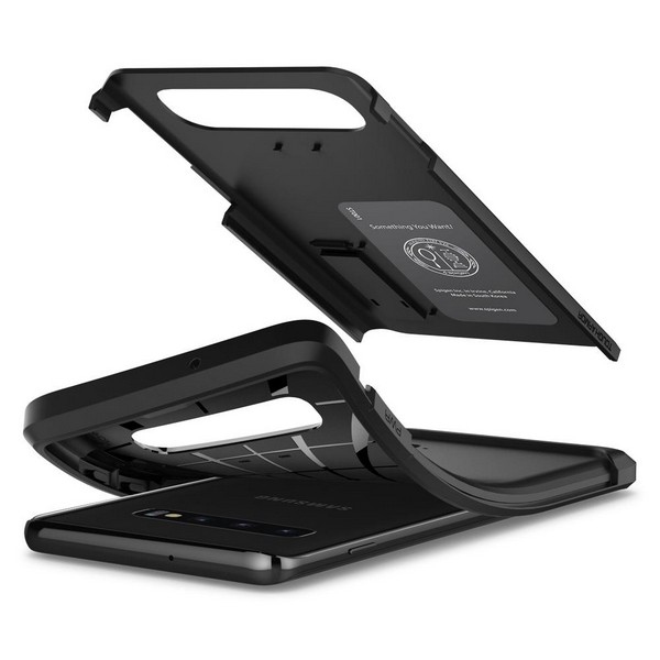 Pokrowiec Spigen Tough Armor czarny Samsung Galaxy S10 Plus / 7
