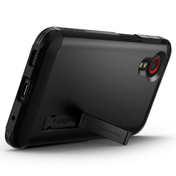 Pokrowiec Spigen Tough Armor czarny Samsung Galaxy Xcover 5 / 7