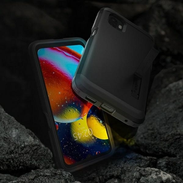 Pokrowiec Spigen Tough Armor czarny Samsung Galaxy Xcover 6 Pro / 5