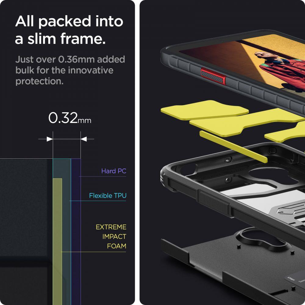 Pokrowiec Spigen Tough Armor czarny Samsung Galaxy Xcover 5 / 11