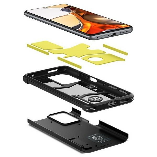 Pokrowiec Spigen Tough Armor czarny Xiaomi 11T 5G / 6