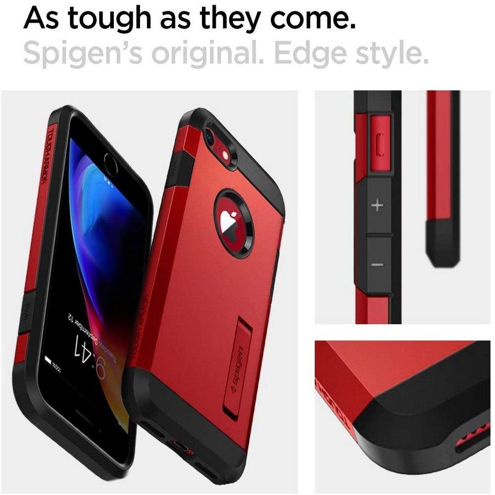Pokrowiec Spigen Tough Armor czerwony Apple iPhone SE 2020 / 4