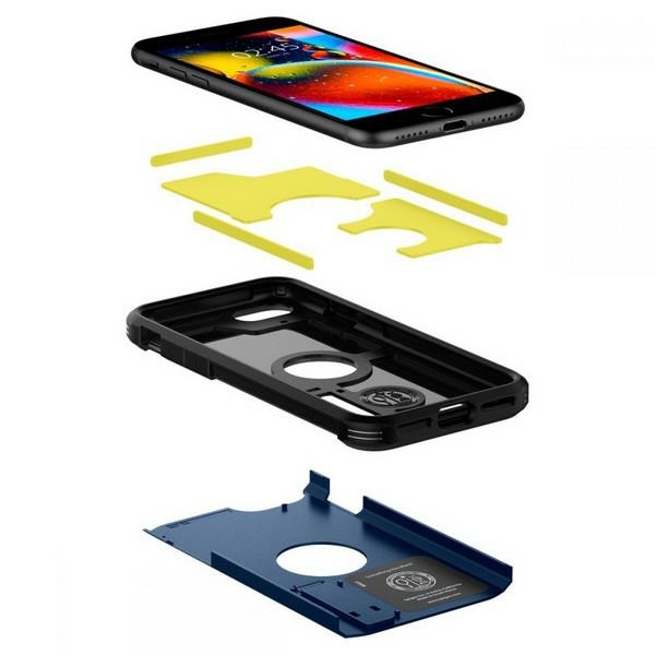 Pokrowiec Spigen Tough Armor granatowy Apple iPhone SE 2020 / 5