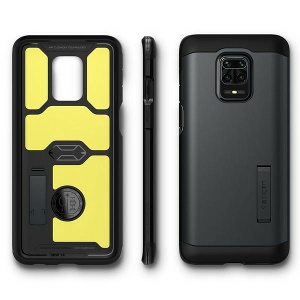 Pokrowiec Spigen Tough Armor metal slate Xiaomi Redmi Note 9S / 7