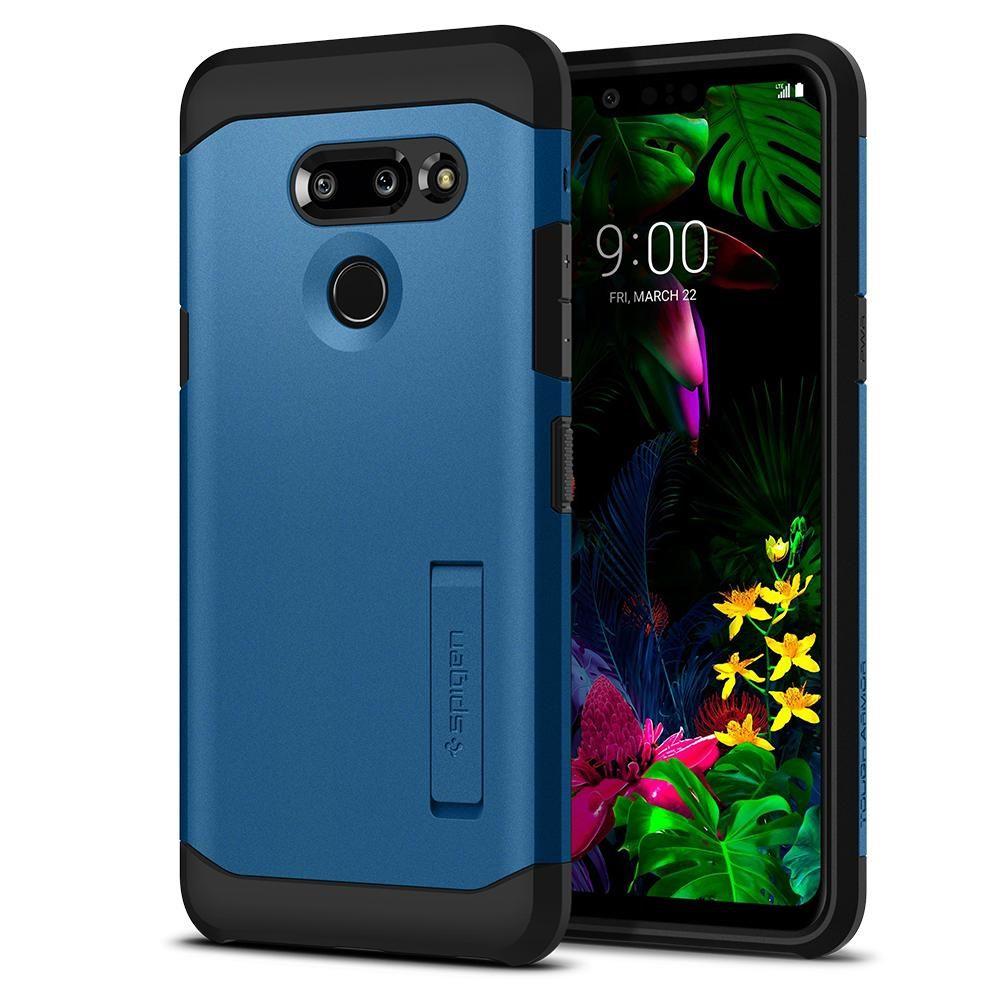 Pokrowiec Spigen Tough Armor niebieski LG G8 ThinQ