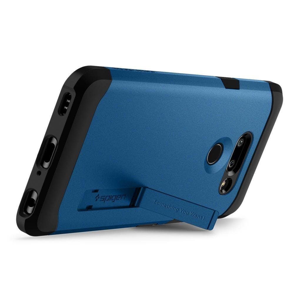 Pokrowiec Spigen Tough Armor niebieski LG G8 ThinQ / 4