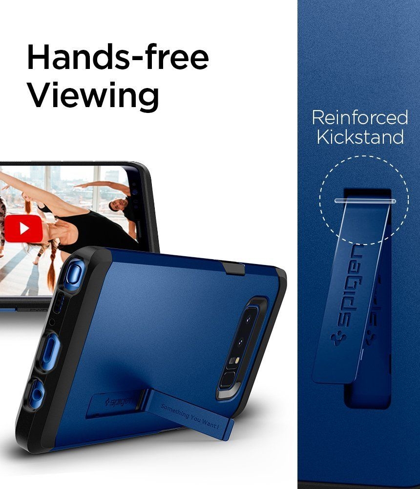 Pokrowiec Spigen Tough Armor niebieski Samsung Galaxy Note 8 / 6