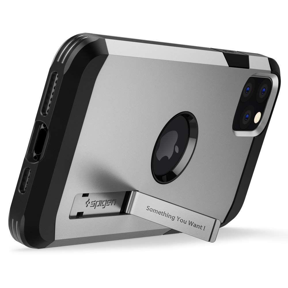 Pokrowiec Spigen Tough Armor srebrny Apple iPhone 11 Pro / 2 Pokrowiec Spigen Tough Armor srebrny Apple iPhone 11 Pro / 2