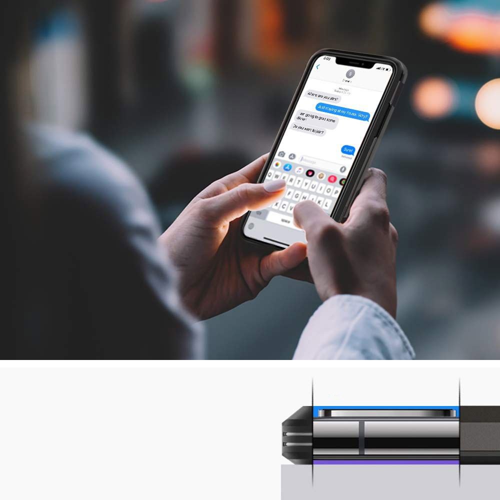 Pokrowiec Spigen Tough Armor szary Apple iPhone 11 Pro / 8