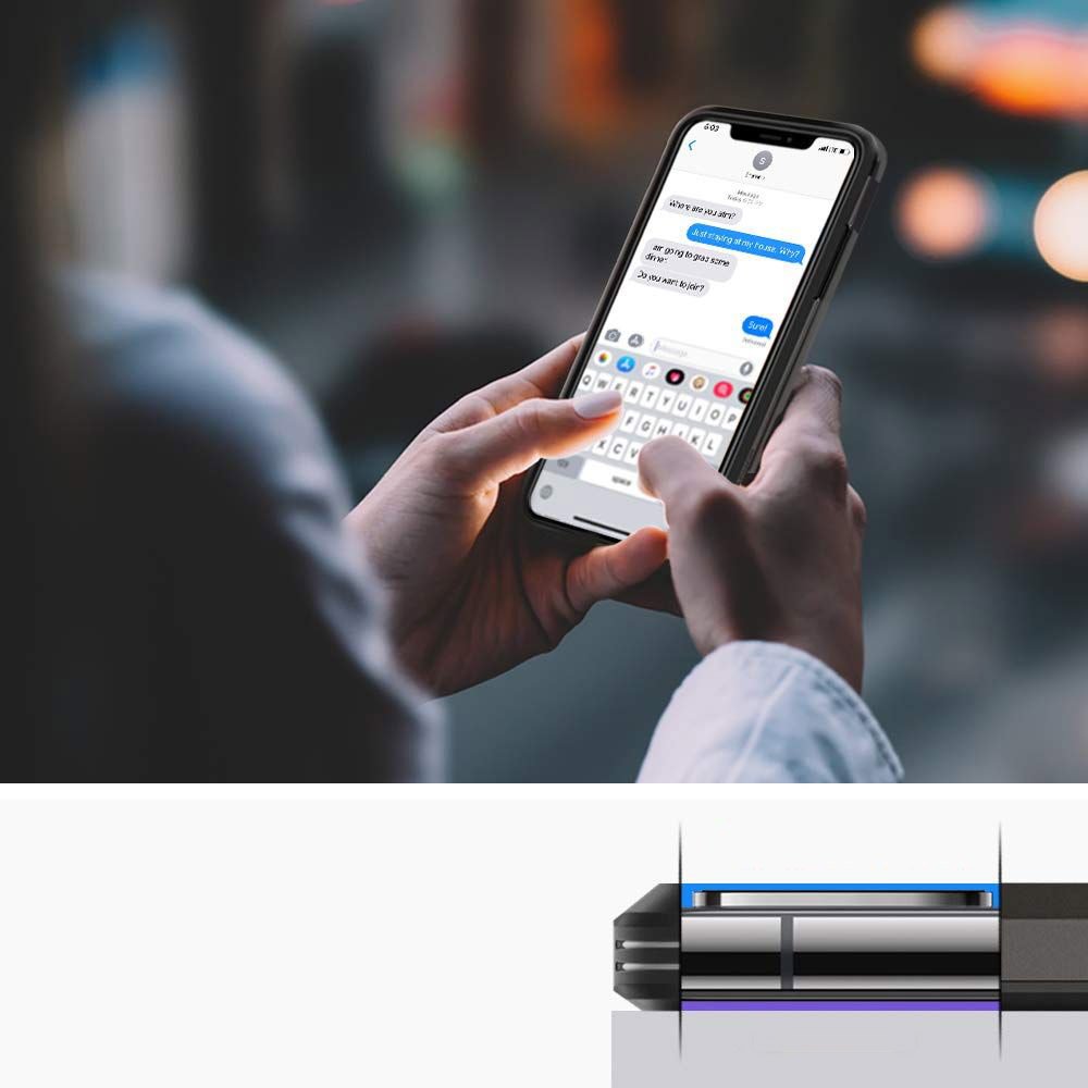 Pokrowiec Spigen Tough Armor szary Apple iPhone 11 Pro Max / 7