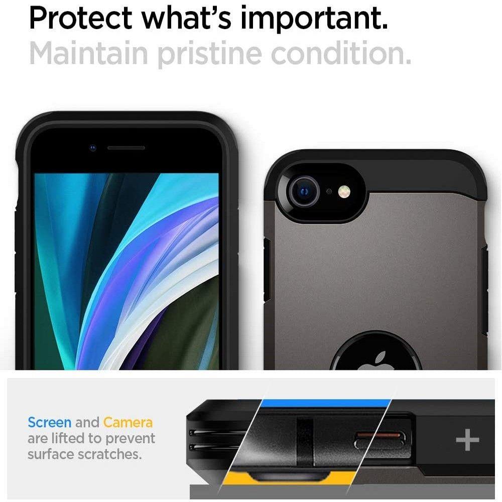 Pokrowiec Spigen Tough Armor szary Apple iPhone 7 / 4 Pokrowiec Spigen Tough Armor szary Apple iPhone 7 / 4