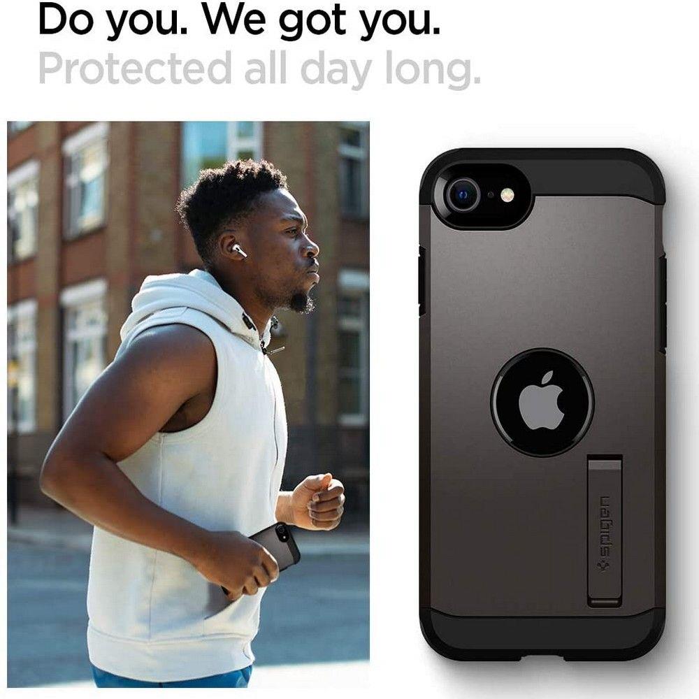 Pokrowiec Spigen Tough Armor szary Apple iPhone 7 / 7 Pokrowiec Spigen Tough Armor szary Apple iPhone 7 / 7