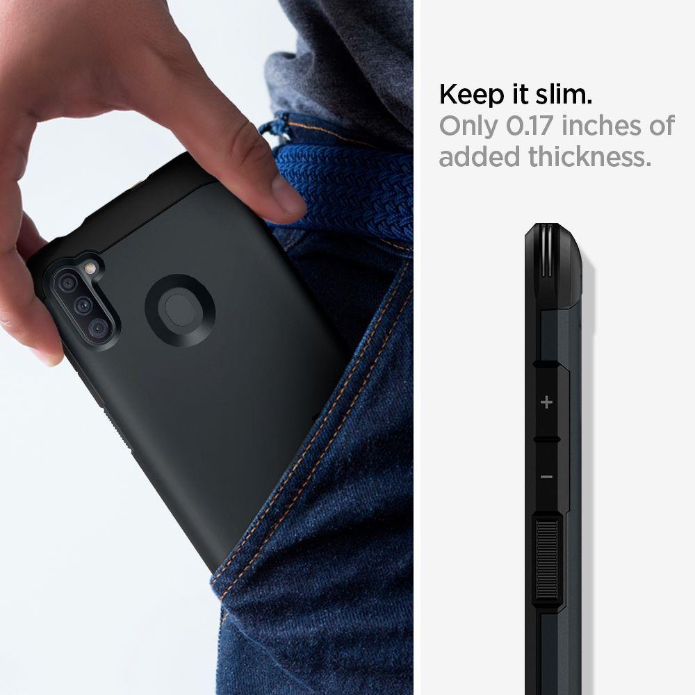 Pokrowiec Spigen Tough Armor szary Samsung Galaxy A11 / 5