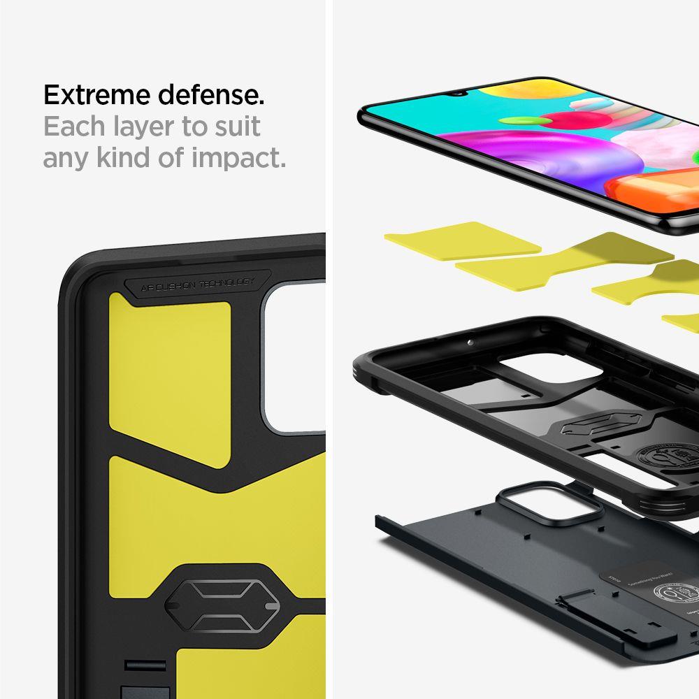 Pokrowiec Spigen Tough Armor szary Samsung Galaxy A41 / 5