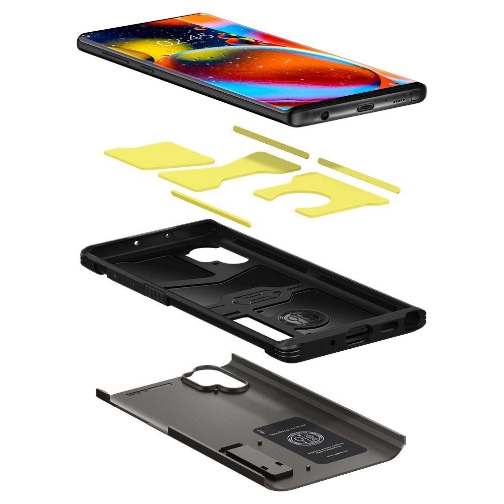 Pokrowiec Spigen Tough Armor szary Samsung Galaxy Note 10 Plus / 5 Pokrowiec Spigen Tough Armor szary Samsung Galaxy Note 10 Plus / 5