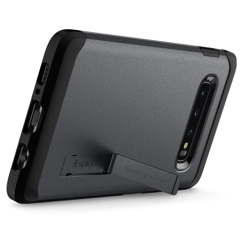 Pokrowiec Spigen Tough Armor szary Samsung Galaxy S10 Plus / 6