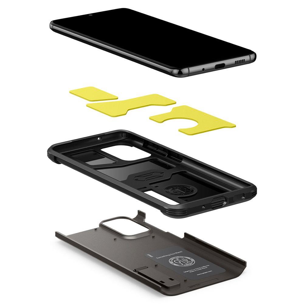 Pokrowiec Spigen Tough Armor szary Samsung Galaxy S20 Plus / 7 Pokrowiec Spigen Tough Armor szary Samsung Galaxy S20 Plus / 7